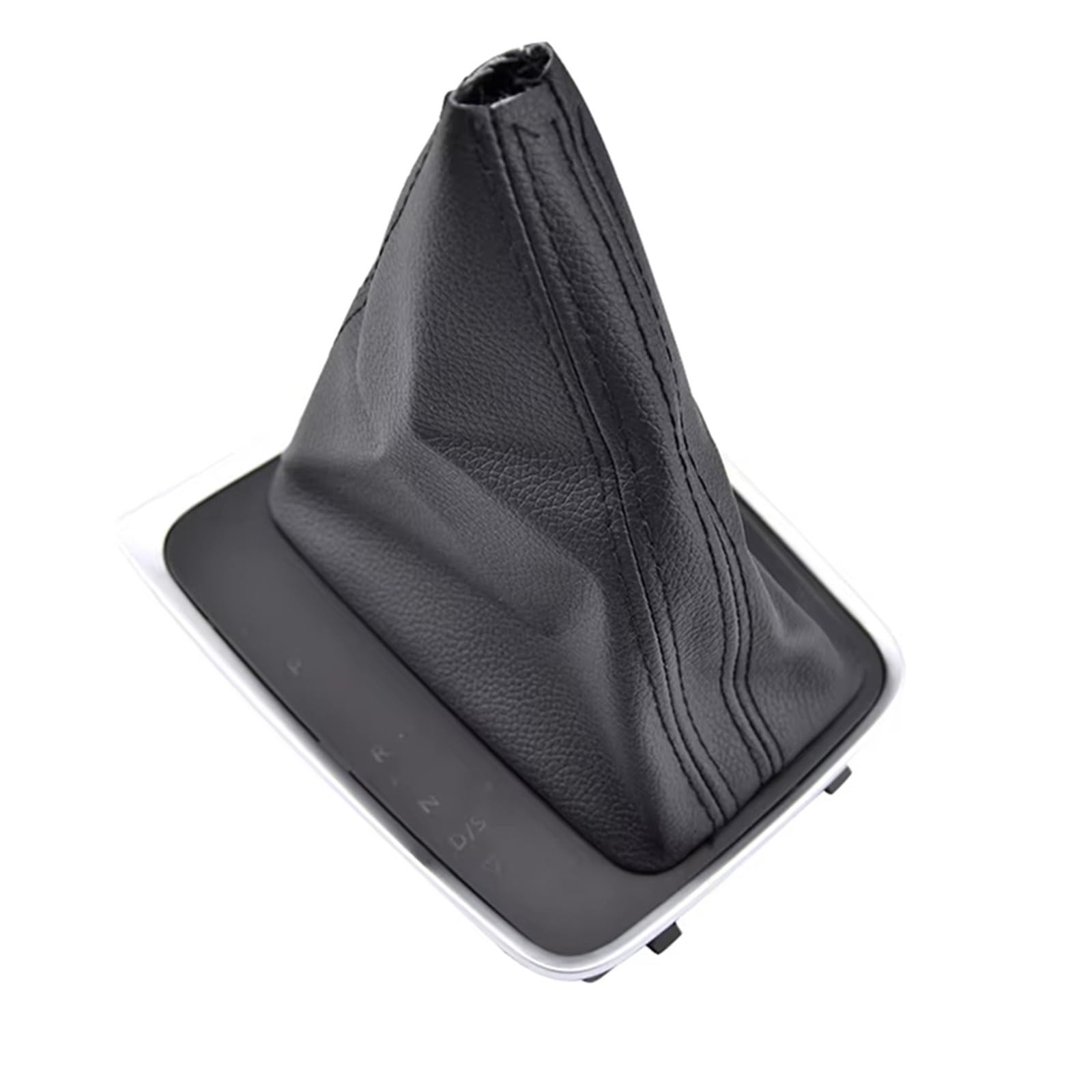Efddtbhe One Color Compatible With Vw For Golf 7 7.5 Mk7 Mk7.5 Left Hand Drive Car Styling Shift Gear Knob Frame Bracket Boot 5Gg713203a Shifter Handle(Matte Black Line)