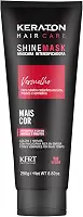 Keraton, Máscara matizadora hidratante, Trata e colore, Para cabelo castanho escuro, médio e vermelho, Shine Mask, 250g, Vermelho