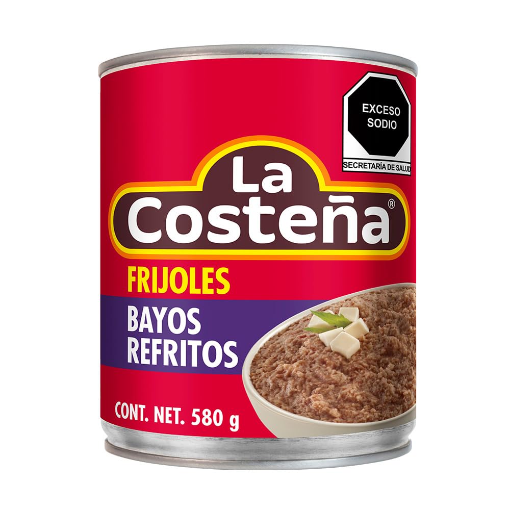 La Costeña Frijoles Bayos Refritos - 580 gr