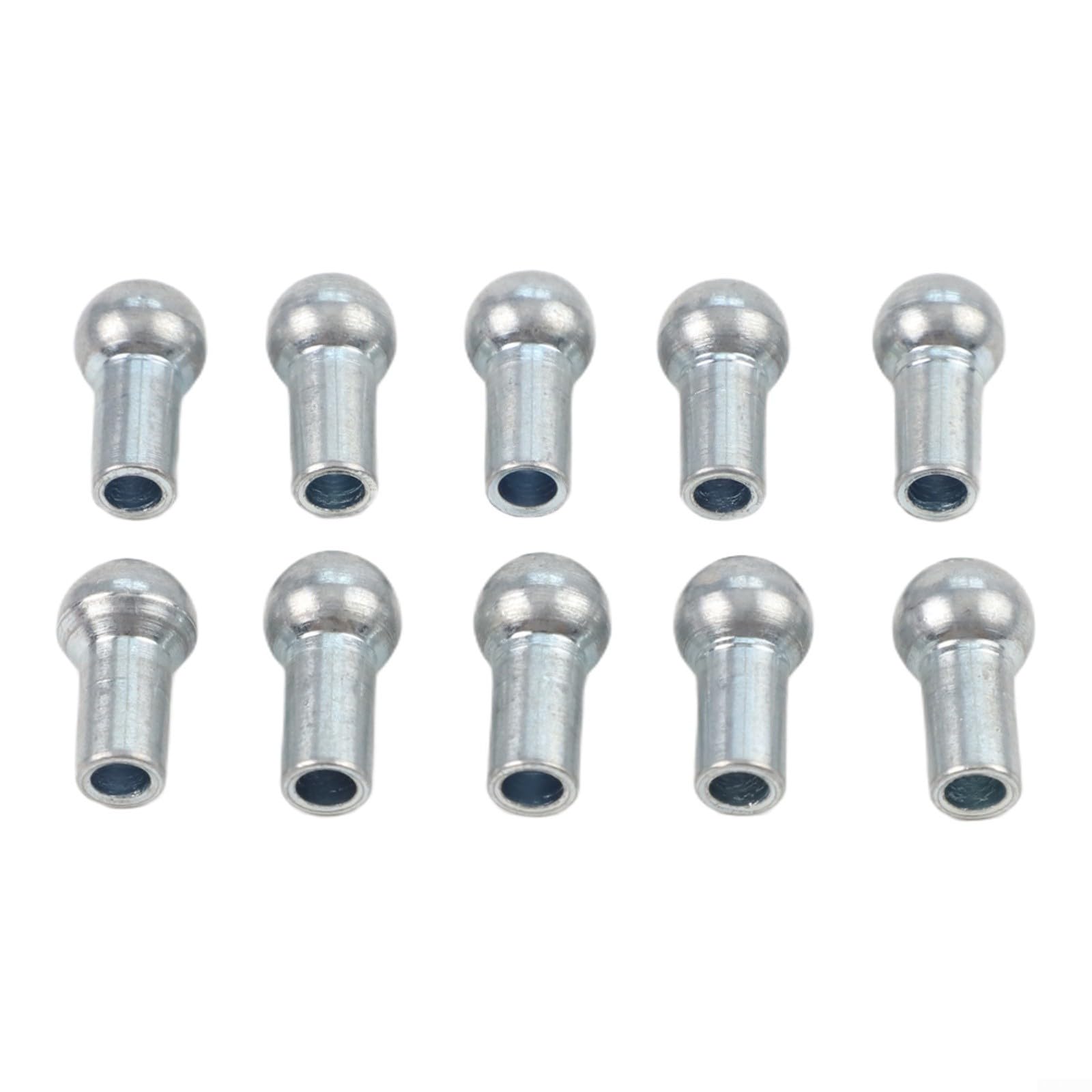 Terminales de bola de cable de repuesto para máquinas de polea de gimnasio de fitness, 10 piezas de junta de puerto de alambre de tapón de metal (11 x 4,5 x 19,5 mm)