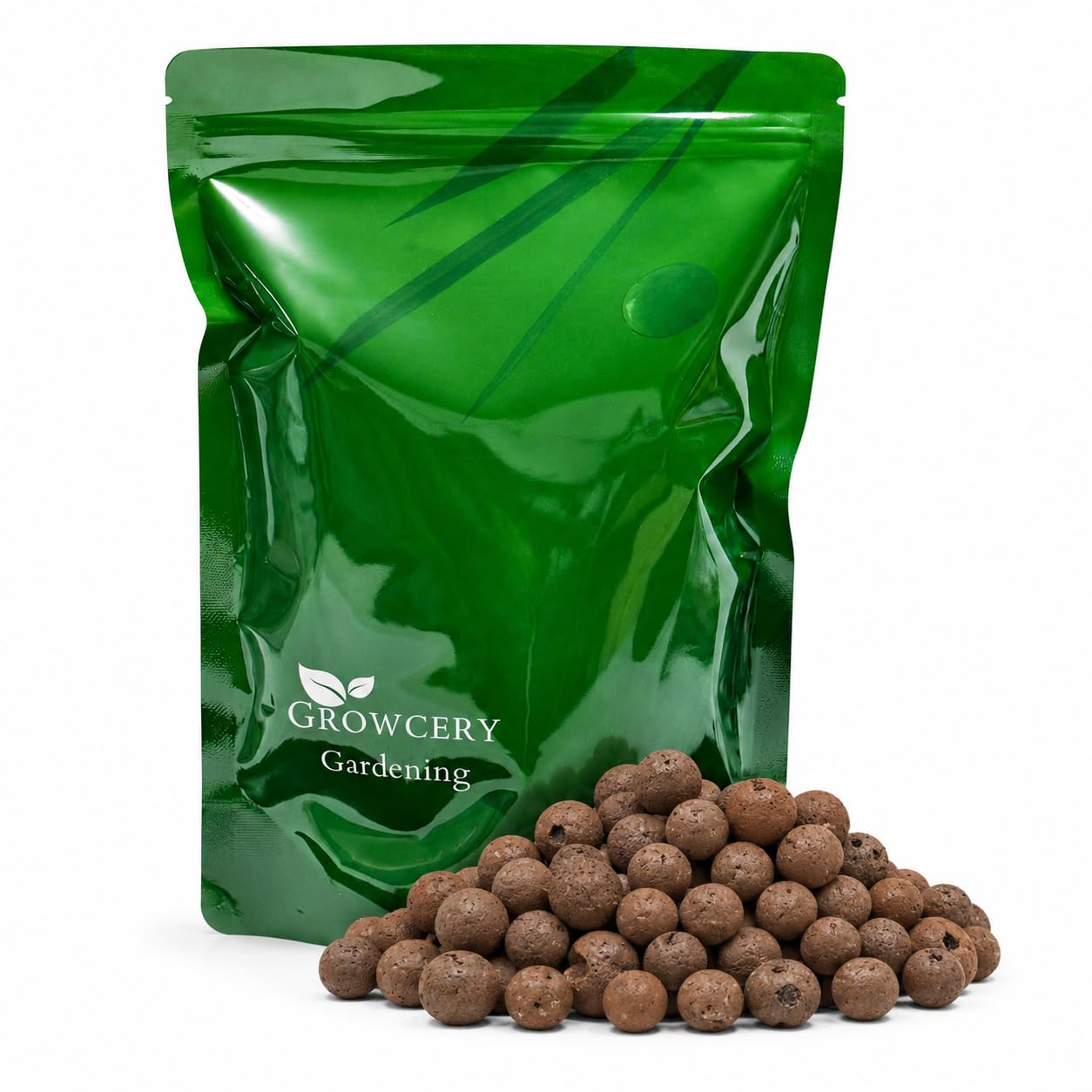 Growcery Lightweight LECA Clay Pebbles 10-16mm for Hydroponics & Plants 1L