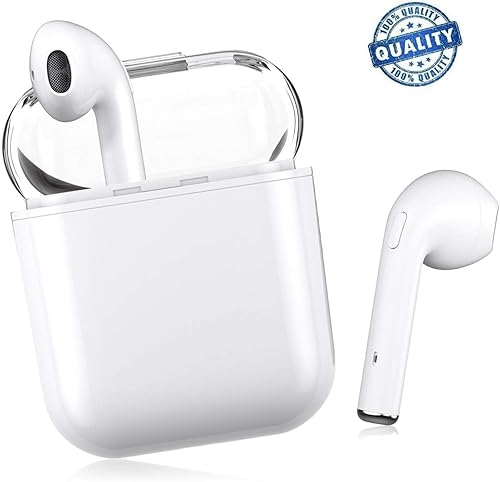 Auricolare Bluetooth 5 0 Auricolare Wireless Microfono Scatola Ricarica incorporati incorporati riduzione del Rumore Stereo HD per Cuffie Apple Airpods Android iPhone Samsung Auricolare Bluetooth 5 0 Auricolare Wireless Microfono Scatola Ricarica incorporati incorporati riduzione del Rumore Stereo HD per Cuffie Apple Airpods Android iPhone Samsung