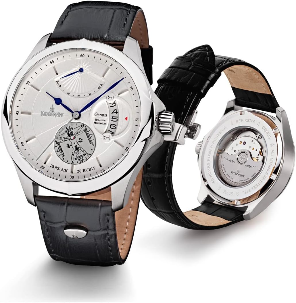 KronseglerGenius - Horarium Mechanicus - Automatic Steel-Silver