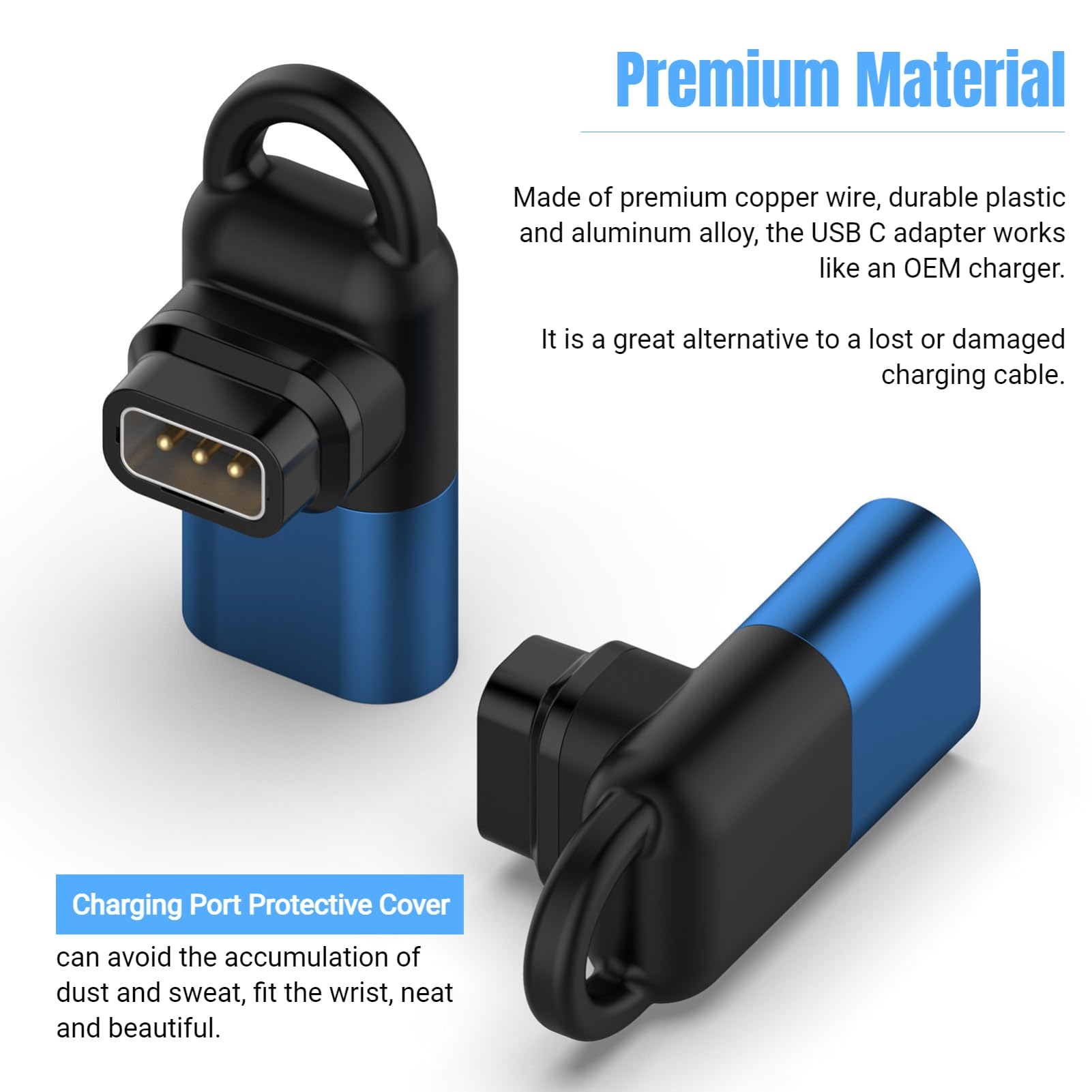 Horlogelader Type C USB Adapter Oplaadkabel Converter voor Coros Pace 2, Coros Apex, Coros Apex Pro, Coros Apex 42MM, Coros Apex 46MM, Coros Vertix, Coros Vertix 2