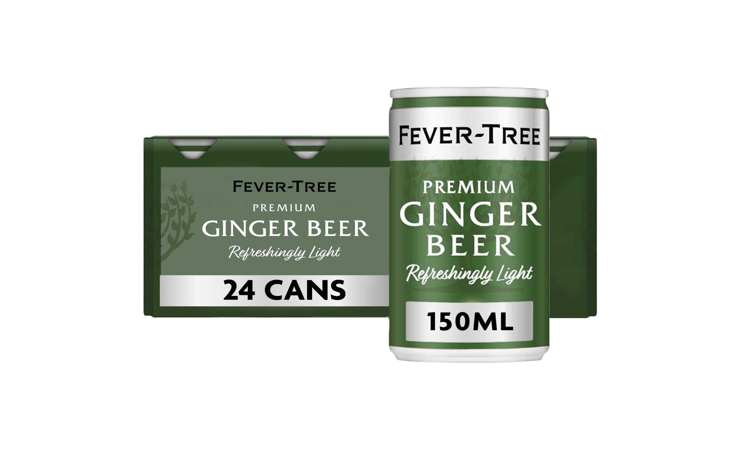 Fever-Tree Refreshingly Light Ginger Beer 24x150ml