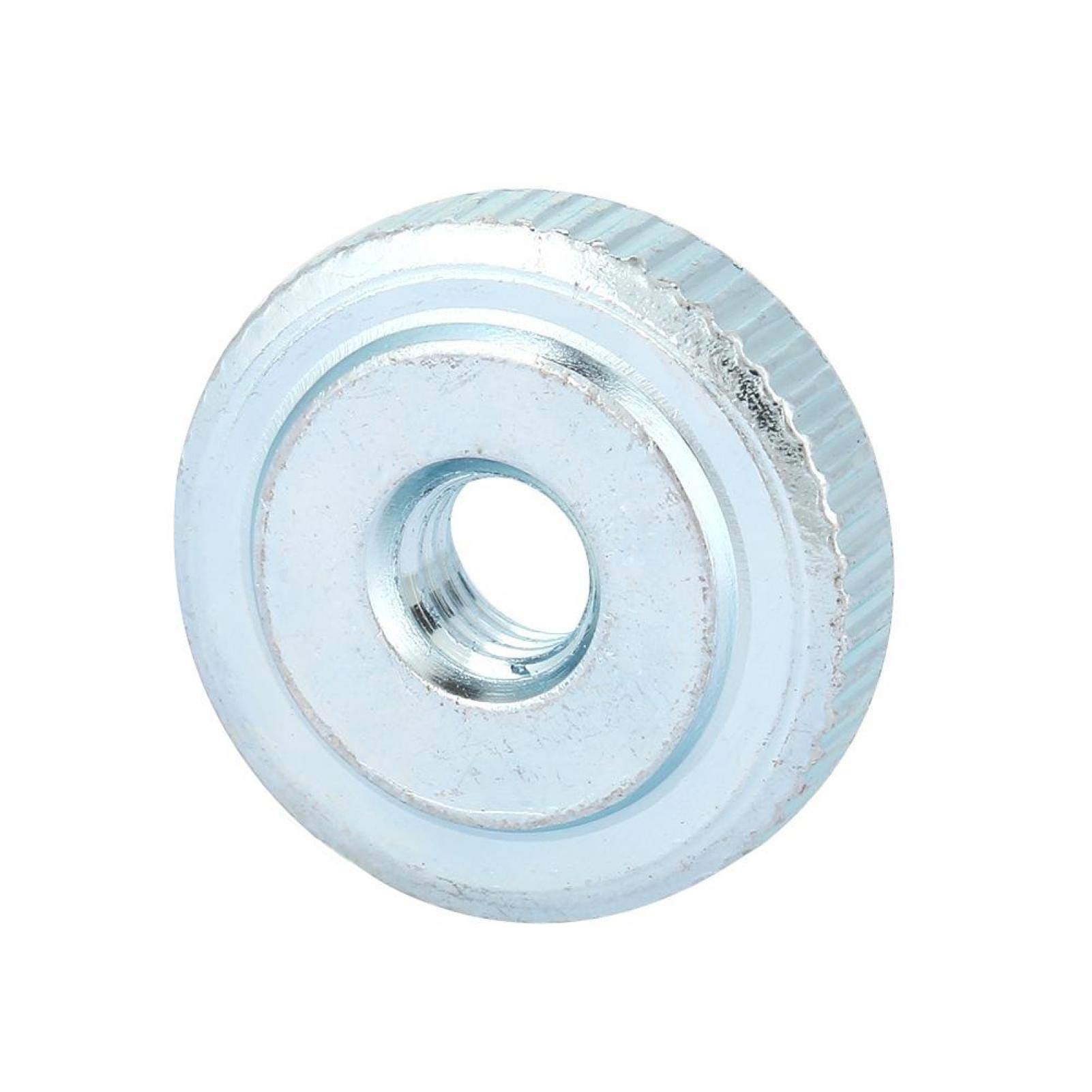 Dadi per impugnatura da 10 pezzi GB807 Dado zigrinato zigrinato Dado zigrinato in acciaio al carbonio zincato(M6（10pcs）)