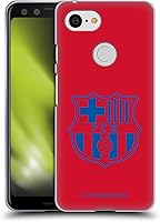 Vista 16 de Head Case Designs Funda de gel con licencia oficial del FC Barcelona Barca Crest Patterns [protección de grado militar] compatible con Google Pixel 3