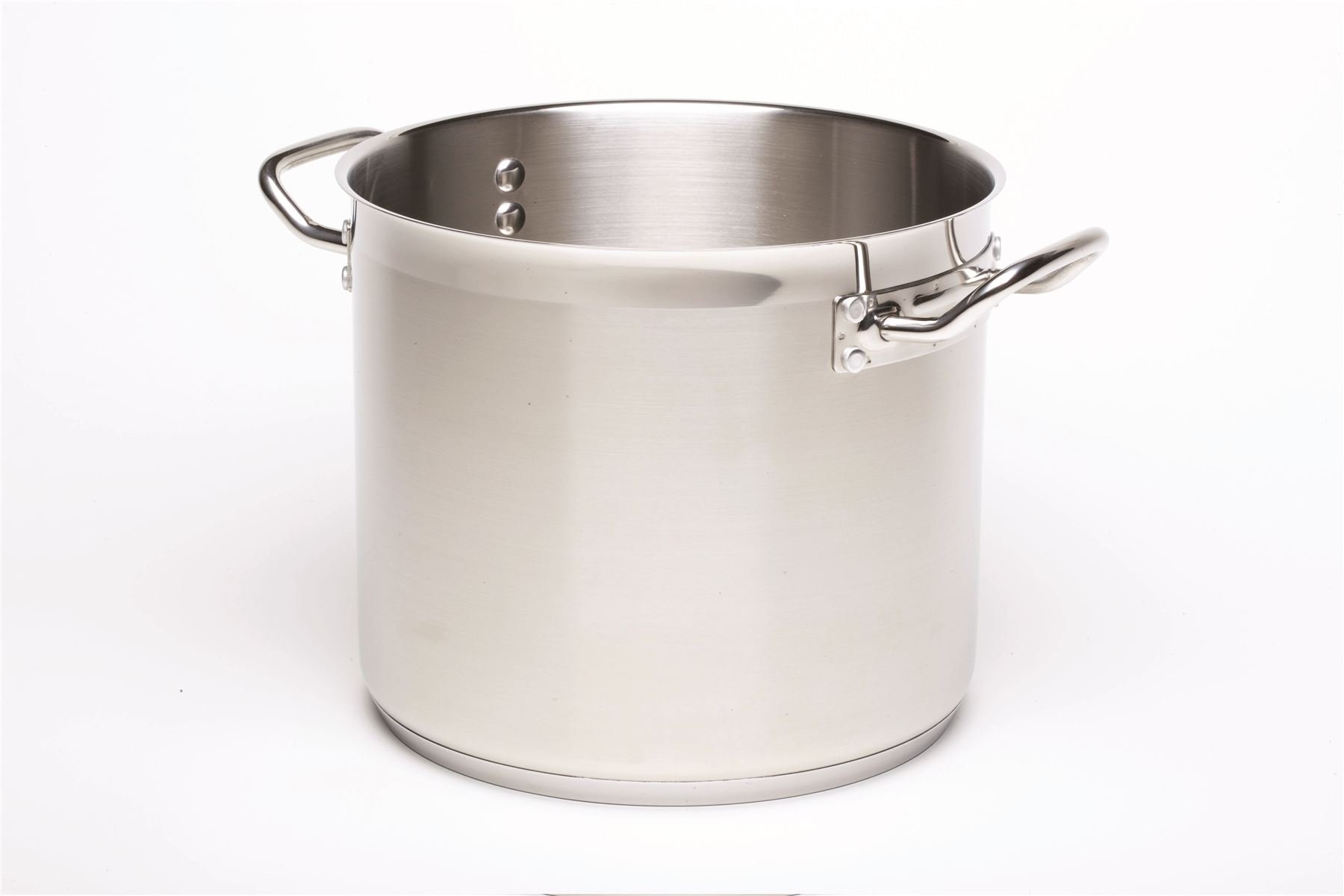 Genware NEV-1745-71 L.Stockpot No Lid, 45 cm Diameter, 45 cm Height, 71 L
