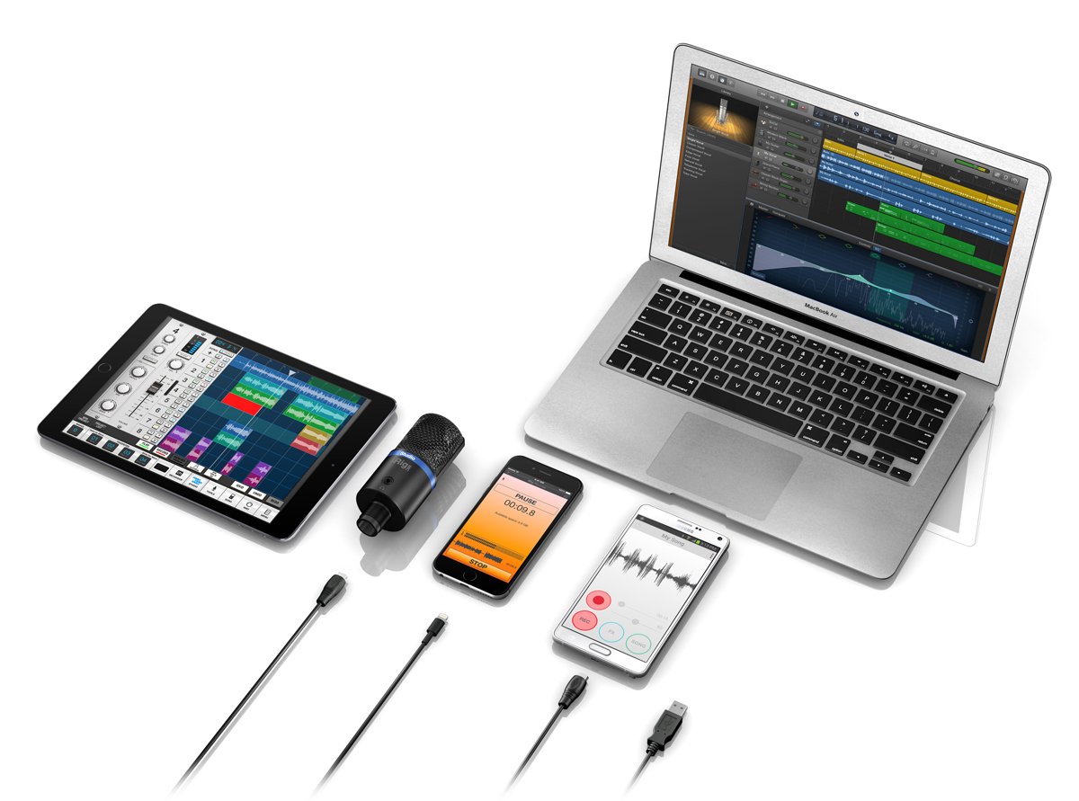Amazon | IK Multimedia デジタル・マイクロフォン(ブラック) iRig Mic