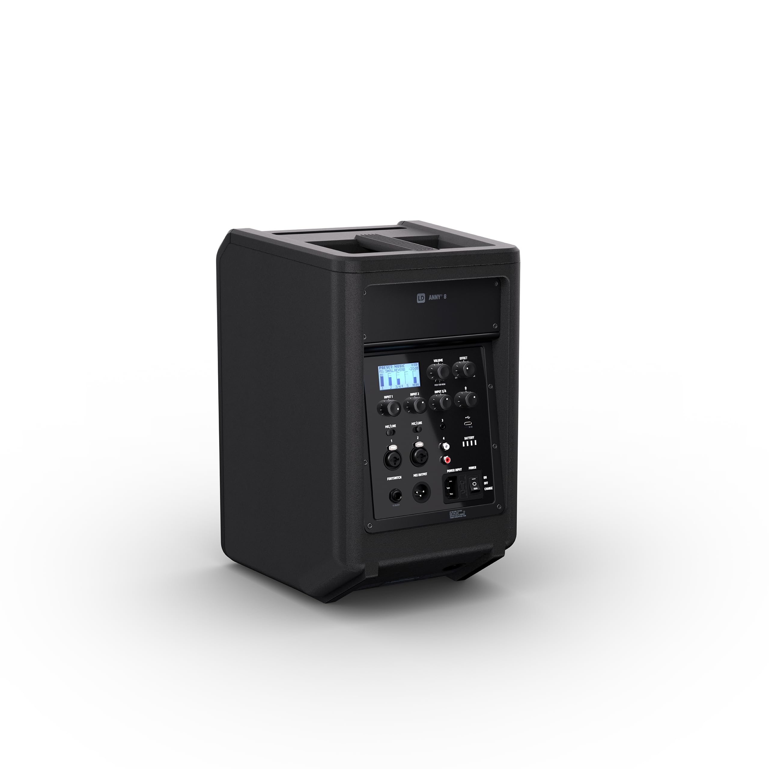 LD Systems ANNY 8 Altoparlante PA Bluetooth portatile a batteria con mixer