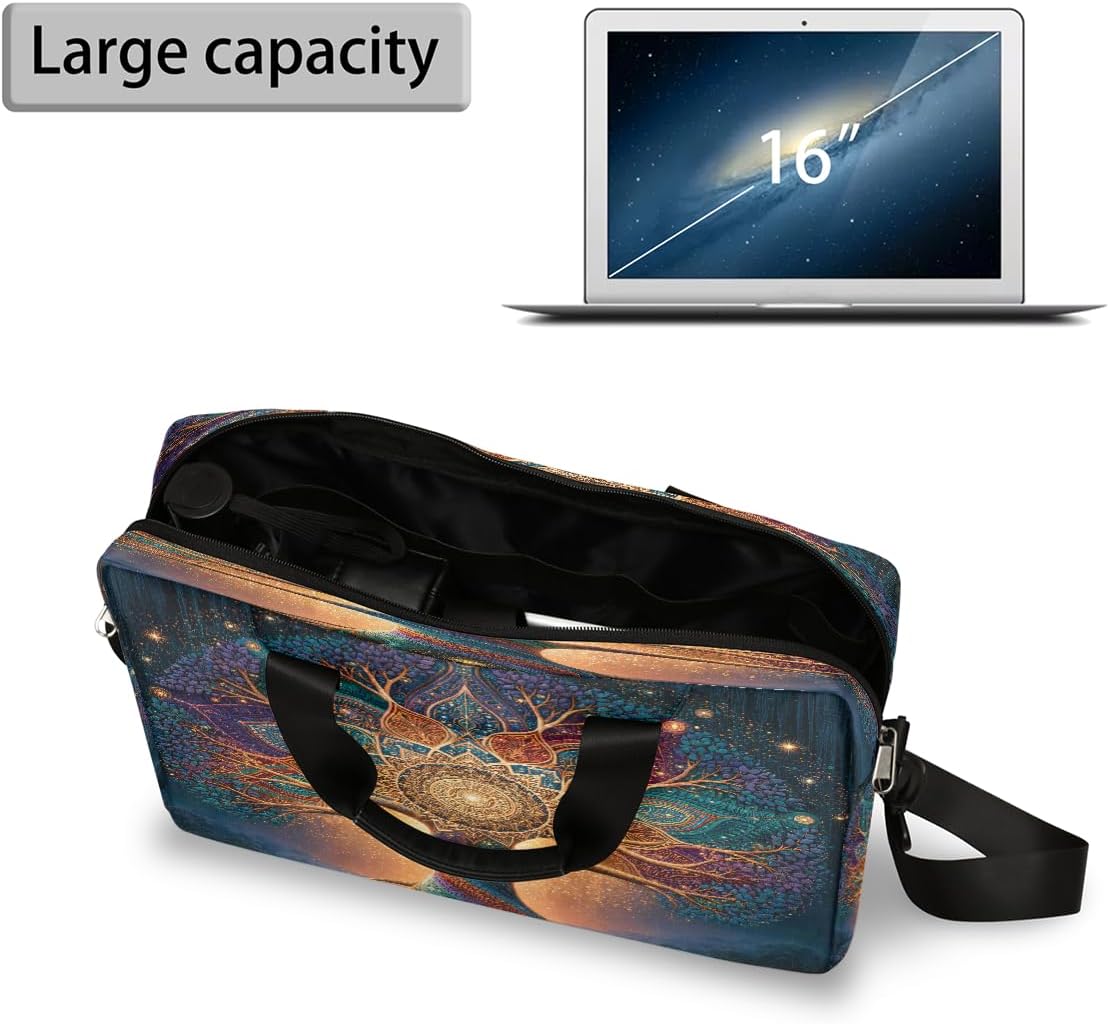 16 Inch Tree Laptop Bag Carring Computer Shoulder Handbags for Work image 5