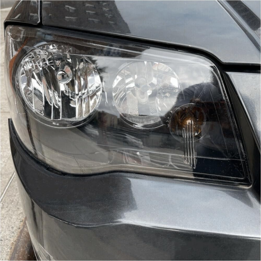 Amazon.com: YOYOCOLL Headlight Right Side Plastic Clear Lens Black 