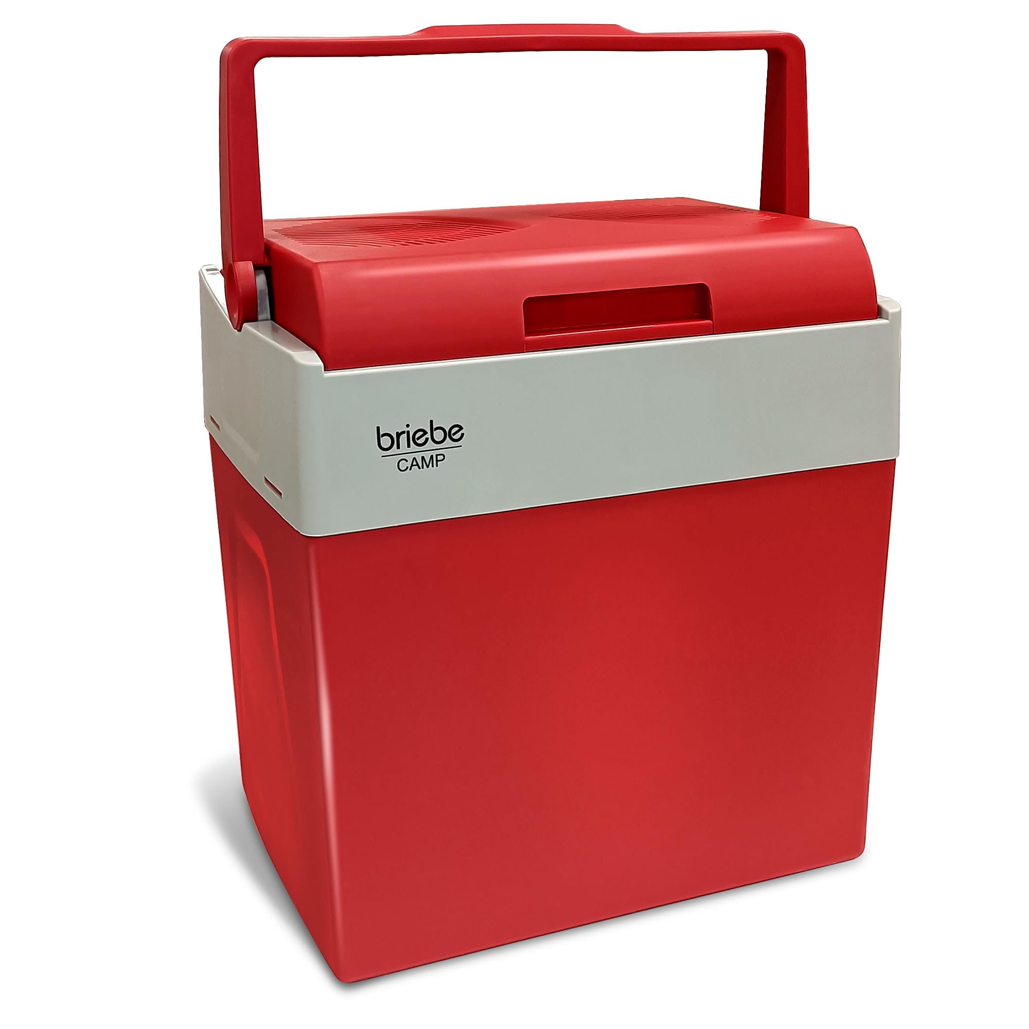 briebe Frigorifero Portatile da Viaggio Termoelettrico 28 Litri AC/​DC 12V / 220V, Per Auto, Campeggio, Raffredda e Tiene Caldo, Modalità a Basso Consumo