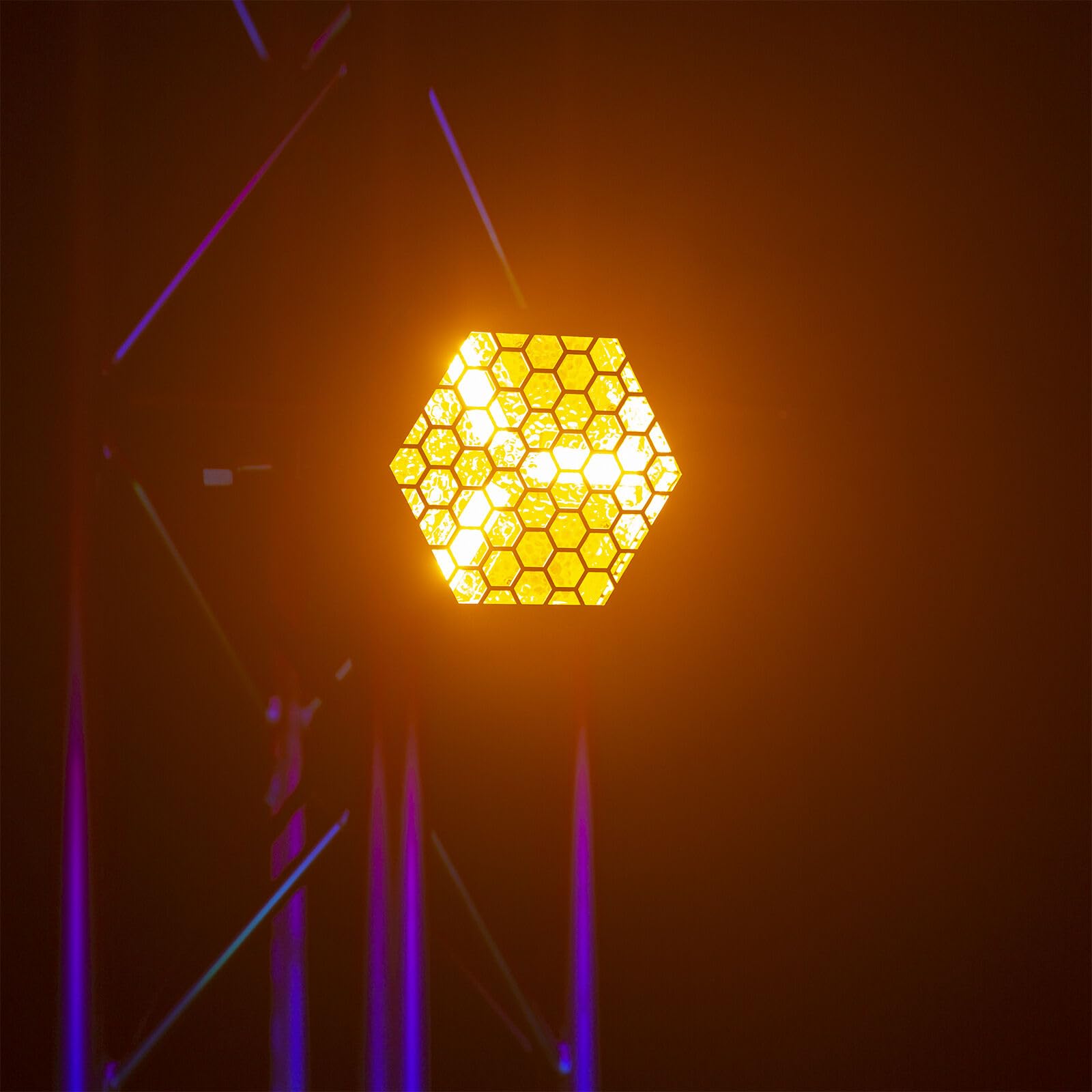 BeamZ RB90 Retro Stage Blinder 3 x 30 Watt LED Effektstrahler DMX Licht, 3-in-1 Bühnenlicht Deko DJ Lichtanlage Party, Lichtorgel Warmweiß, 72x RGB-SMD-LEDs, Stroboskop, Disco Beleuchtung