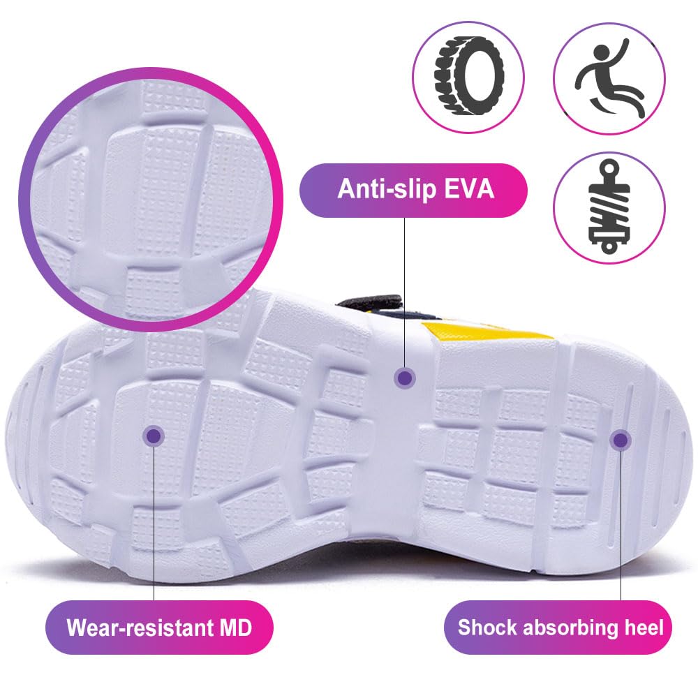 Zapatillas de Niños Niñas Zapatos de Correr Deportivas Ligeras Tenis de Running Shoes de Walking Sneakers Baloncesto Transpirable Cómodo Calzado Deportivo Unisex