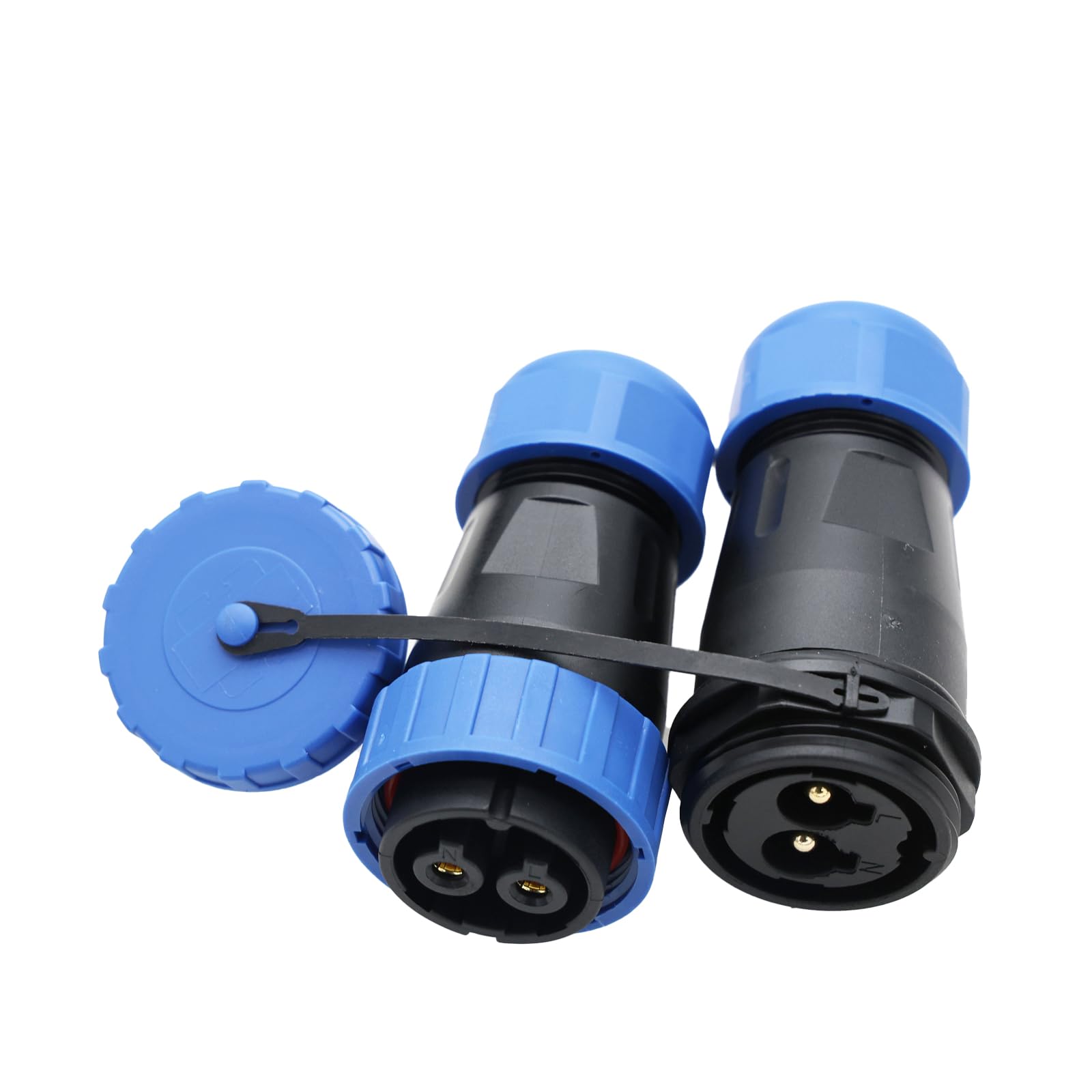 ZBLZGP TY28 Docking Connector 2 Core IP68 Waterproof Screw Termination High Current Rating, for Industrial Automotive Applications - Image 2
