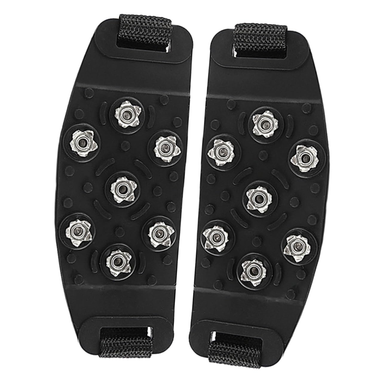 Toddmomy 1pair Ice Grippers for Shoes - Crampons Traction Spikes for Activities Footwear Ice Cleats for Hiking Climbing Walking Snow