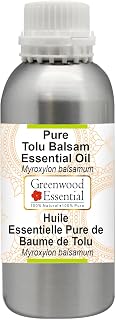 Greenwood Essential Tolu Balsam Essential Oil (Myroxylon balsamum) Pure | Viscous Texture | Rich Aroma | Unisex | All Skin... Price In India