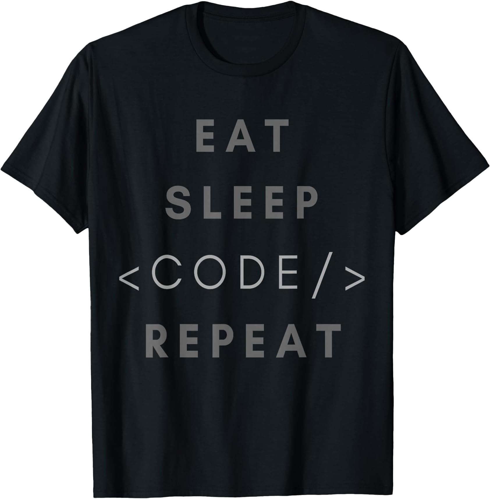 Eat Sleep Code Repeat Funny Programming Coding Gift Shirt T-Shirt