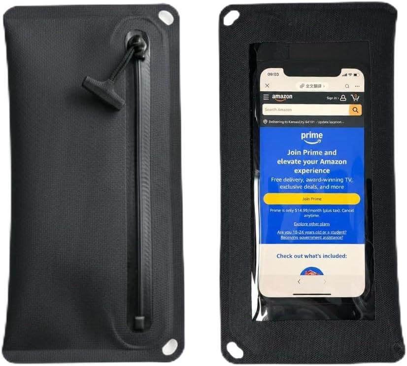 IPX8 Submersible Long Waterproof Wallet Waterproof Pouch Bag