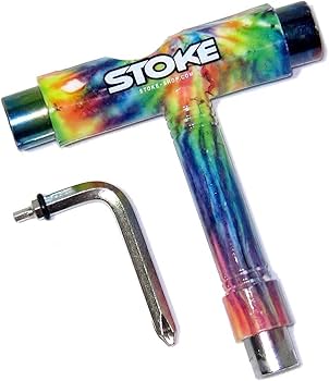 Amazon | Stoke! Skate T-tool スケートボード用ツール (タイダイ