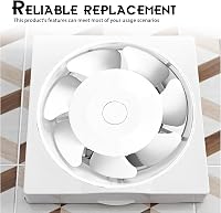 WIYETY 100mm Füstelvezető Ventilátor 130 m³/h Visszacsapó Szeleppel 6