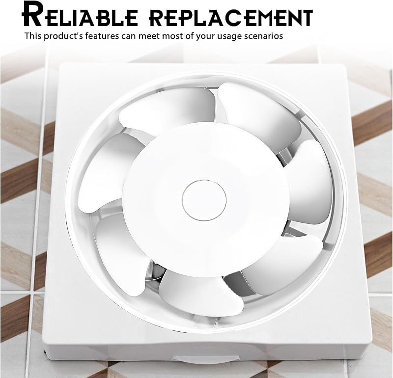 WIYETY 100mm Füstelvezető Ventilátor 130 m³/h Visszacsapó Szeleppel