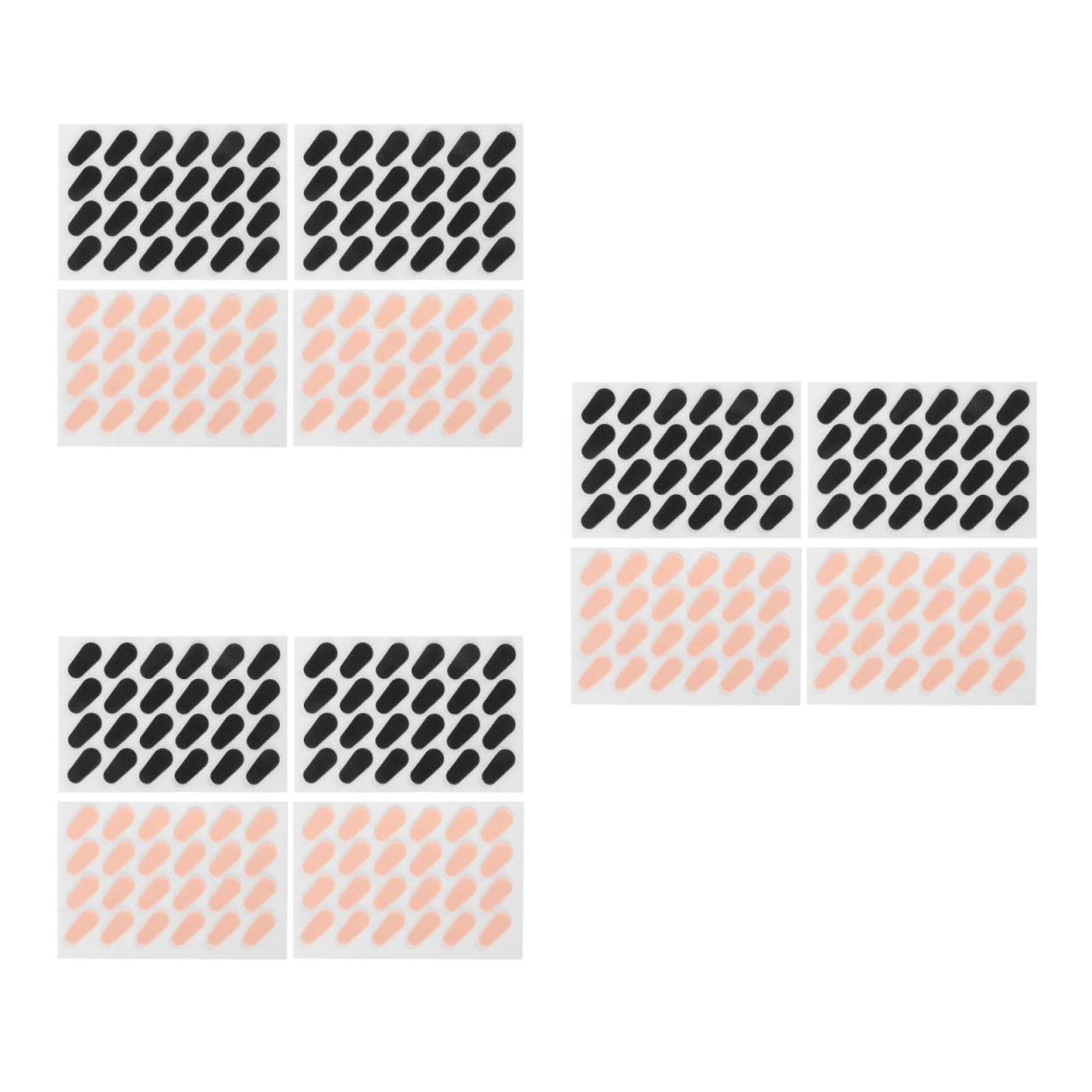 PACKOVE 144pares of Self-adhesive Eva Nose Pads for Eyeglasses Anti- Foam Pads Beige