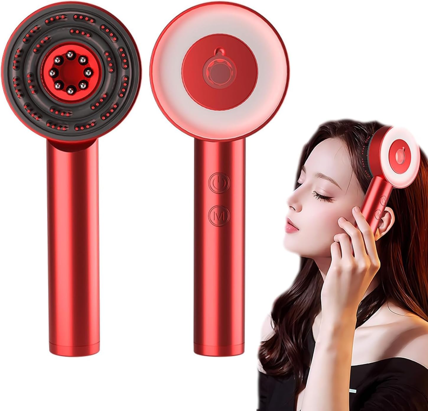 YOGIMOONI Premium Scalp Massaging Brush with Oil Applicator - Cordless Electric Massager for Scalp & Hair, Shiatsu Massage, IPX7 Waterproof, Portable Deep Massager For Hair & Head Relaxation at Home (B0DCTNNS97) Amazon Price History, Amazon Price Tracker