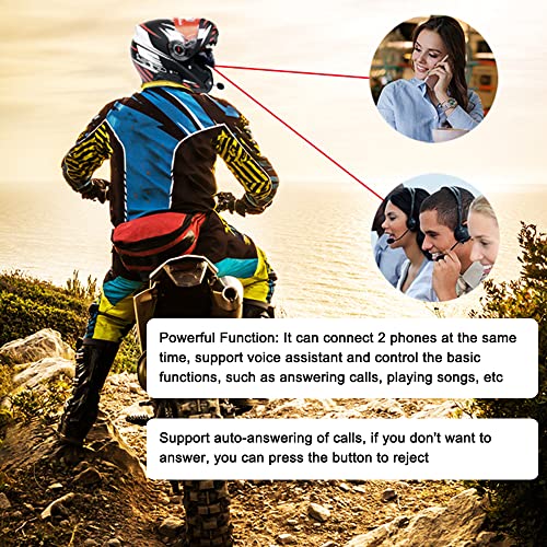 Auriculares moto BT5.1 Irfora manos libres impermeables contra ruido del casco 7
