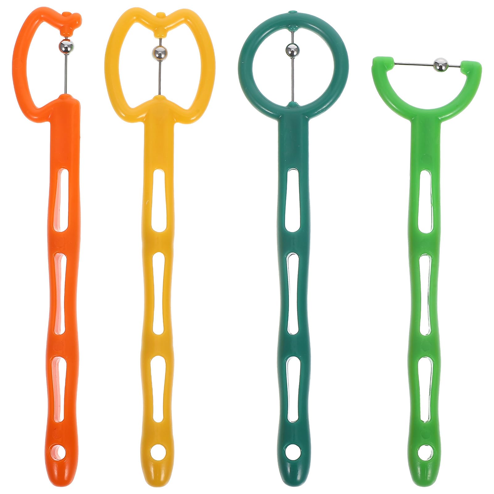Mobestech 4pcs Tongue Muscle Exerciser and Tongue Thrust Corrector Oral Muscle Training Tools for Speech Therapy and Mouth