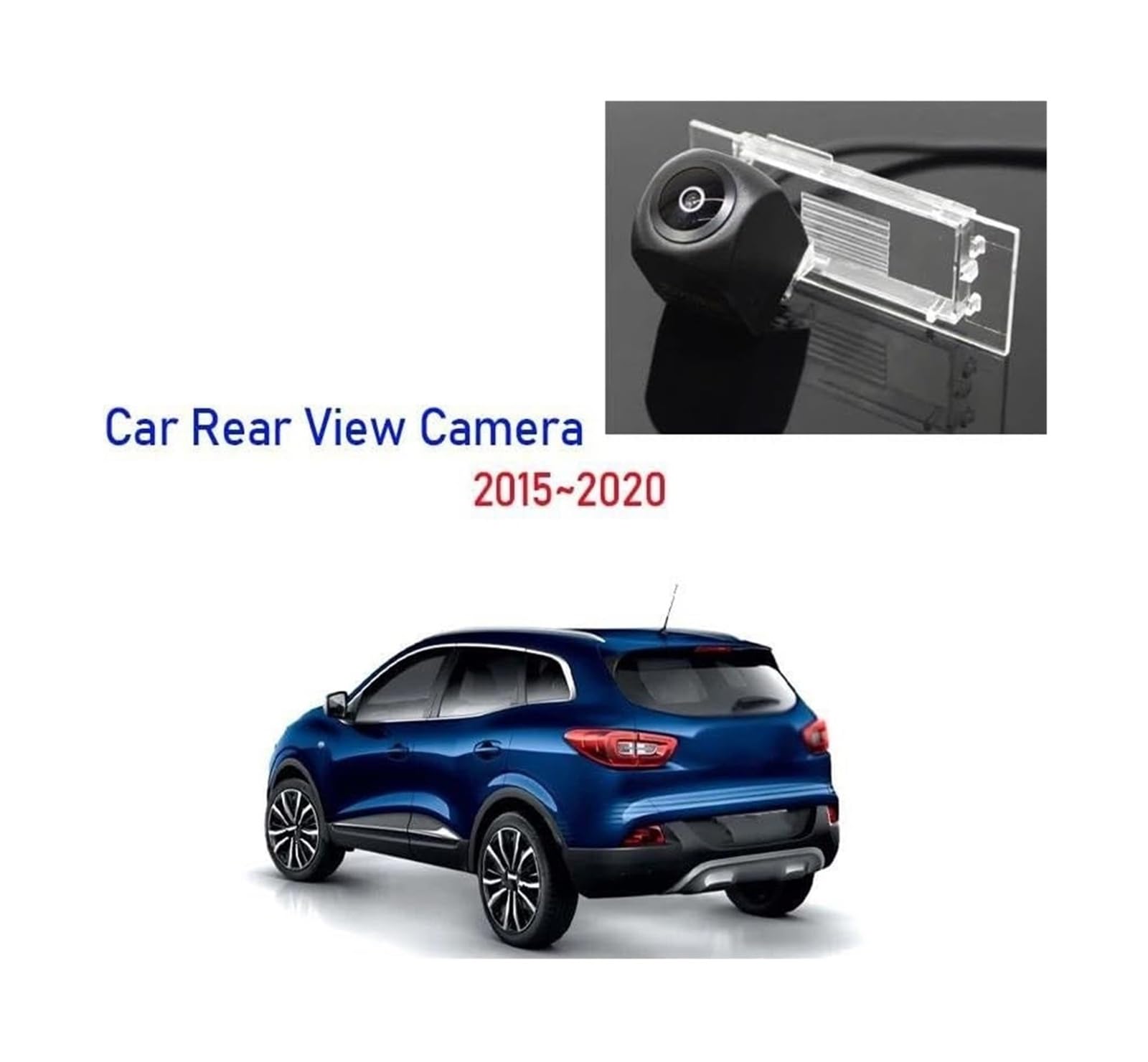 Copia Seguridad Cámara Cámara De Visión Trasera Marcha Atrás Para Kadjar 2015-2020(Camera with Wireless)