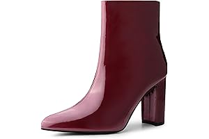 Pointed Toe Burgundy Booties: Elevate Your Style