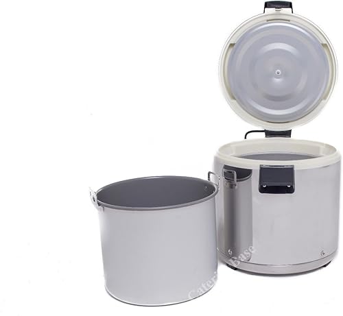 Miniatura 2 de Thunder Group SEJ22000 Calentador de arroz de acero inoxidable de 50 tazas