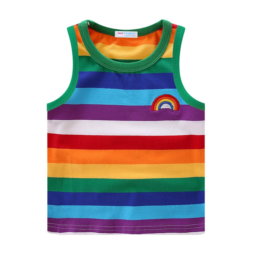 Mud KingdomBoys T-Shirts Rainbow Stripe