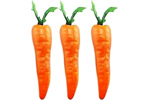 Tegg Artificial Carrot: Lifelike Delight for Kitchen Display