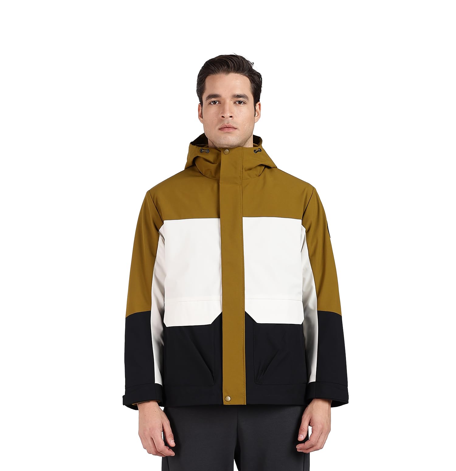 men's outdoor heavy winter twinset 3 in 1 training jacket