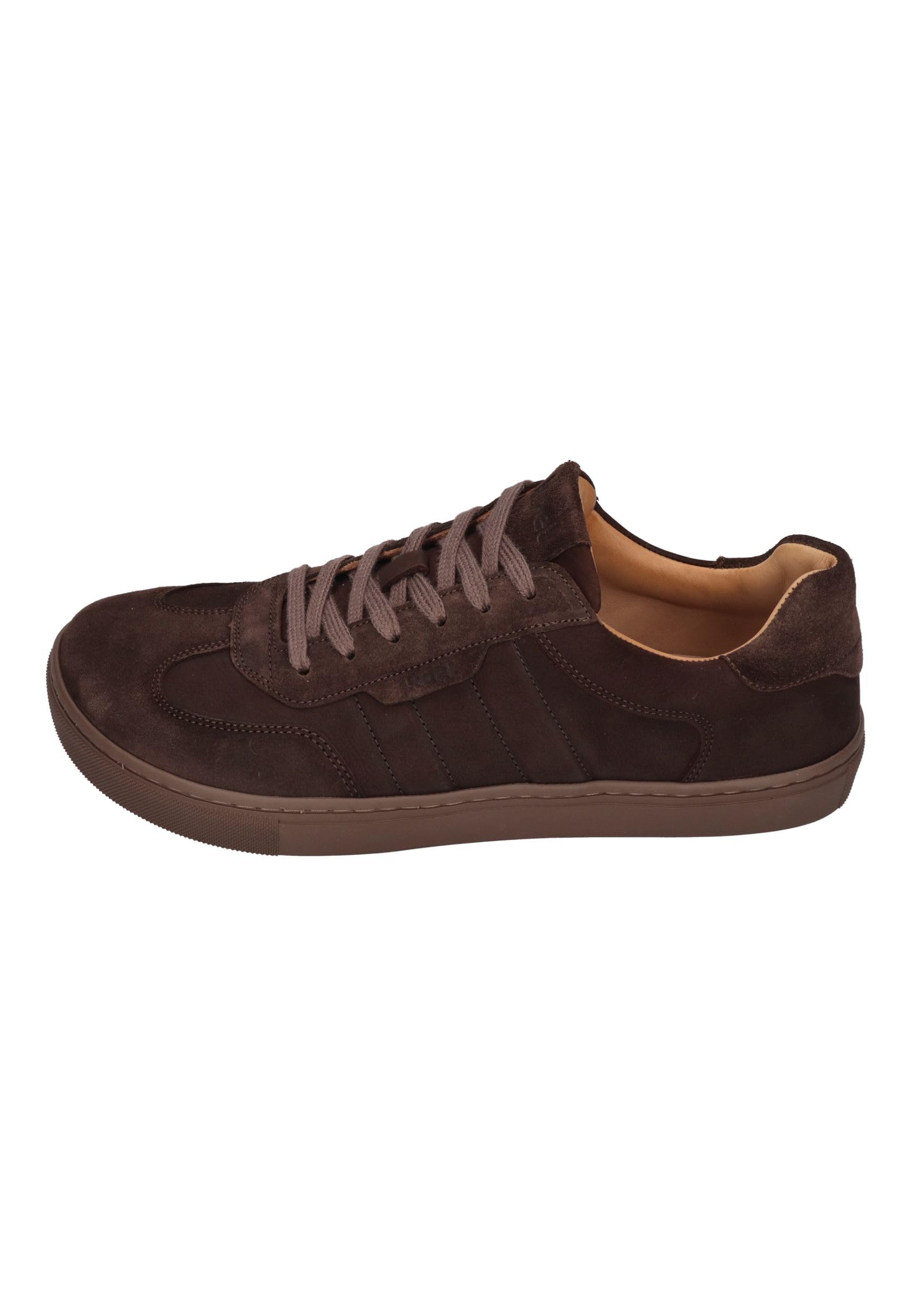 KOEL Barefoot Herren Sneakers Helio Suede Chocolate