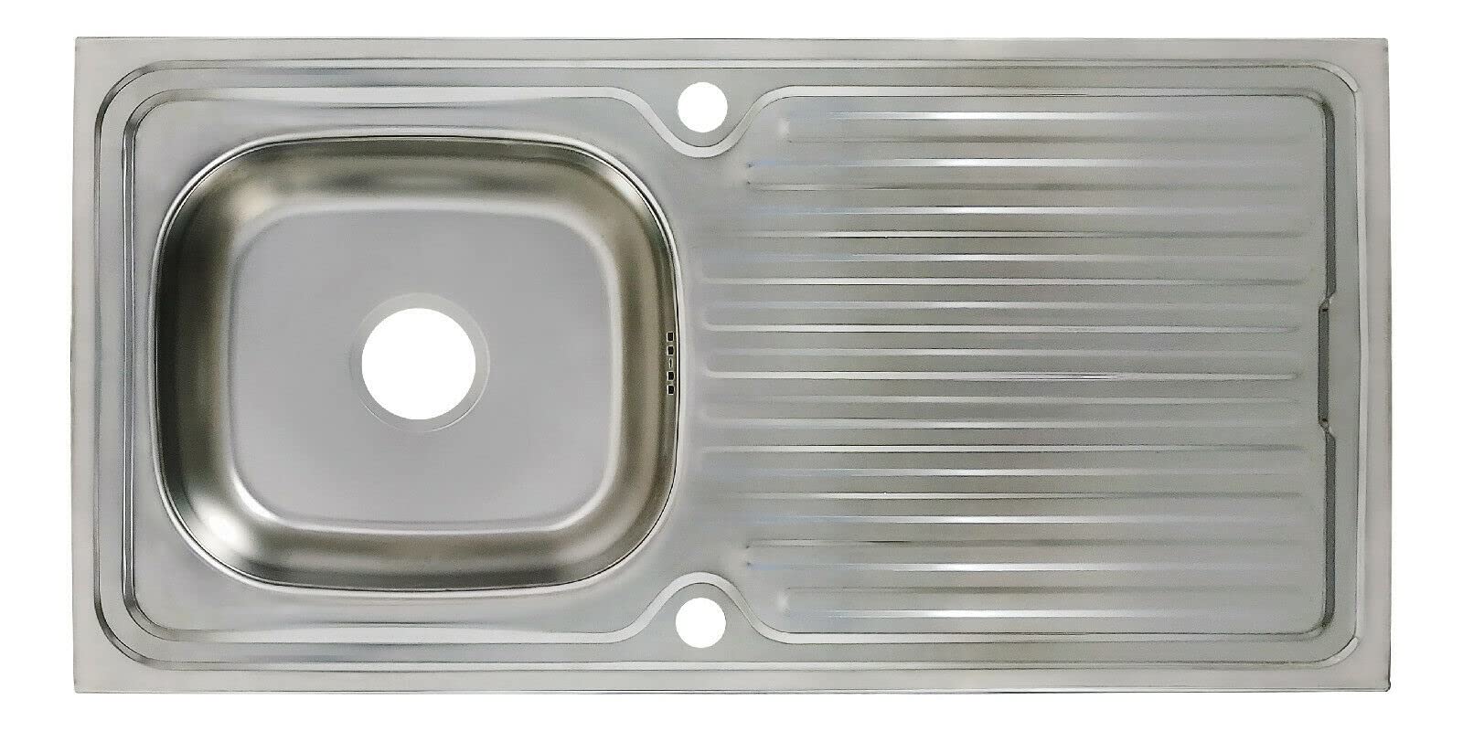 Edelstahl Einbauspüle 76 x 43,5 cm