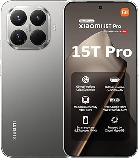 XIAOMI 15T Pro, Smartphone 12 + 512 Go, écran 6,83