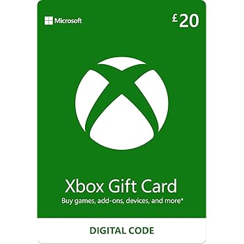 Xbox Gift Card £20 Digital Download