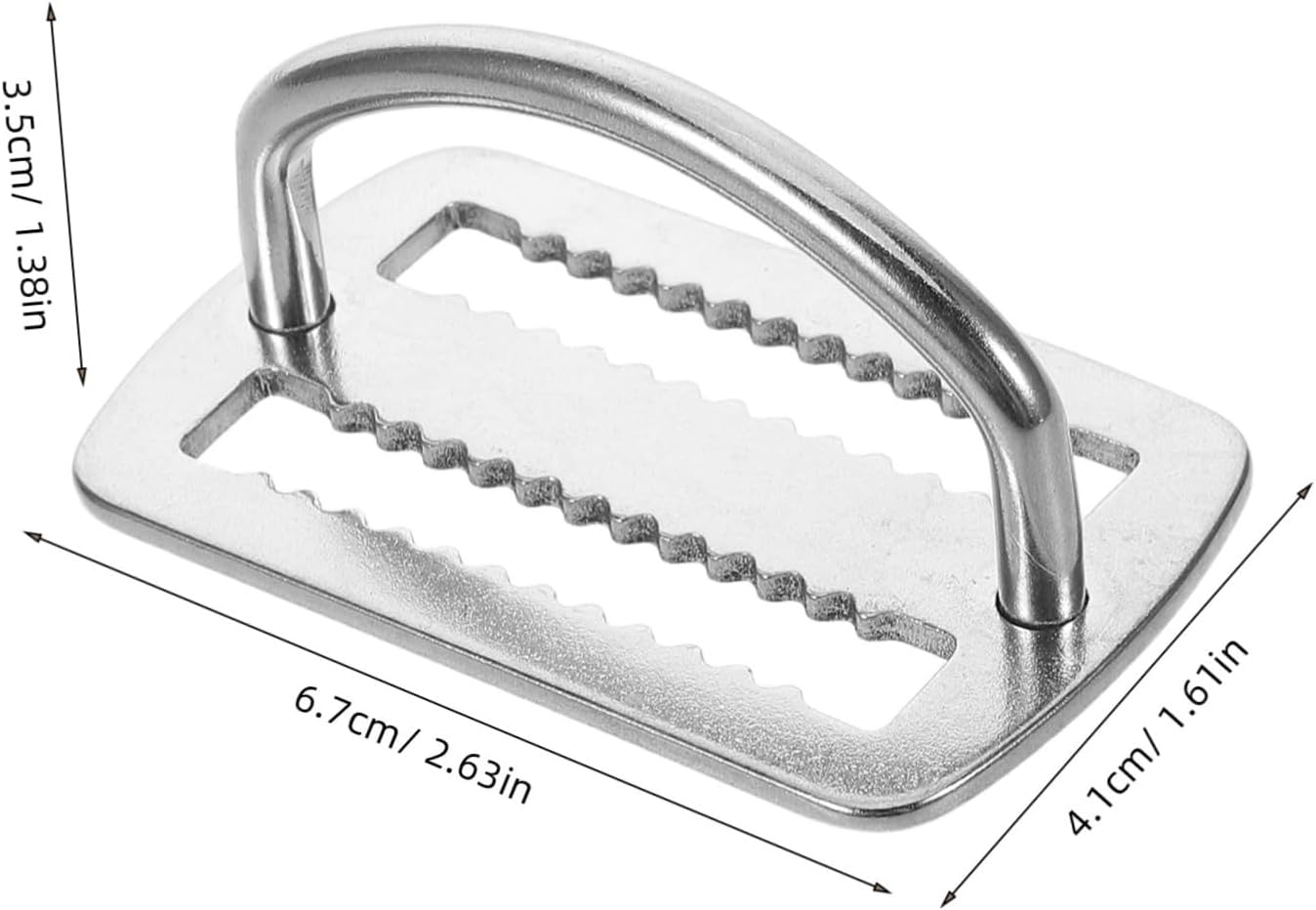 Toddmomy Stainless Steel Diving Weight Belt Retainer with d Rings Heavy-duty Welded Buckle for Secure Attachment of Scuba Gear and Accessories Non-slip Design for Stable Use