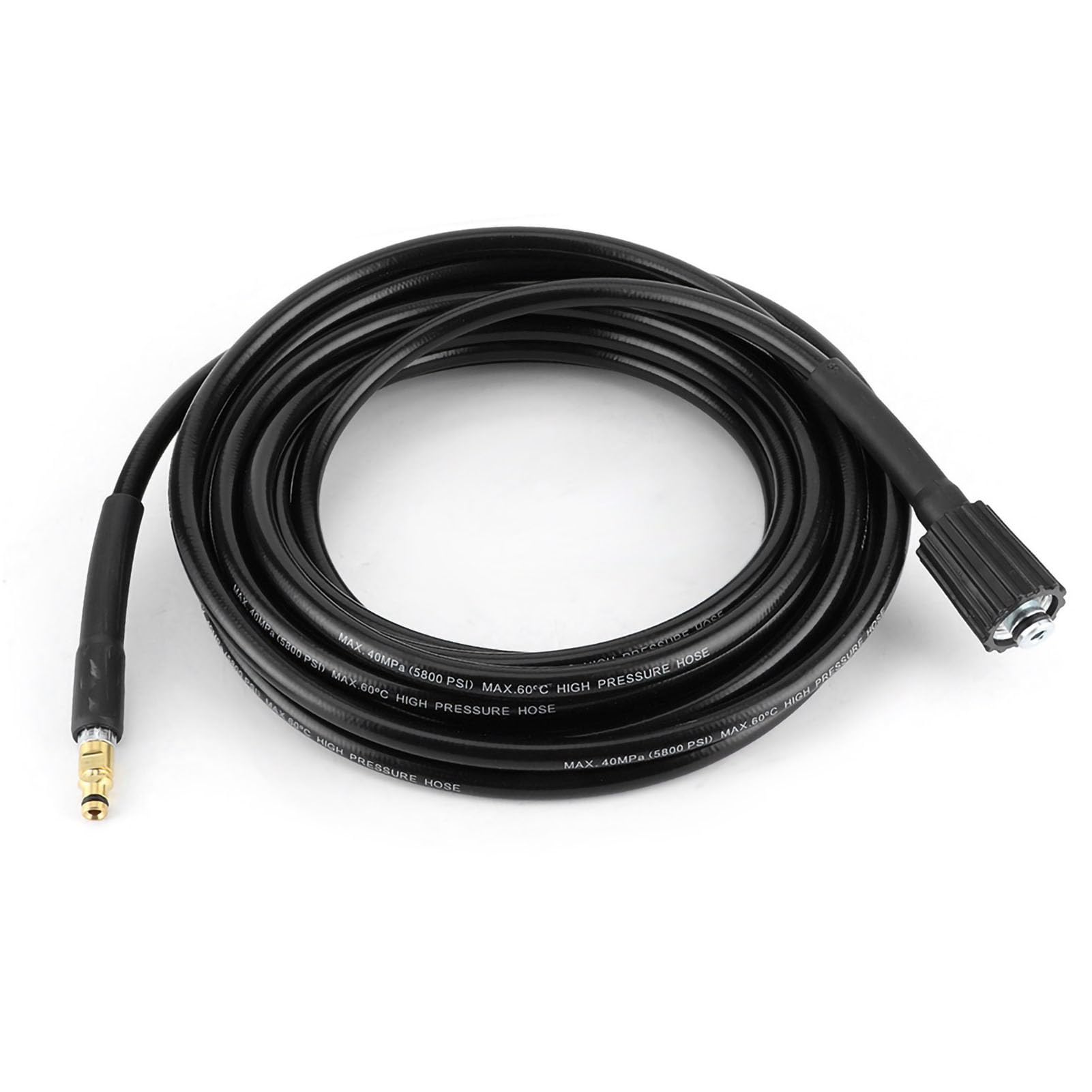 High Pressure Water Cleaning Rubber Hose for Karcher K2 K3 K4 K5, 40MPa/5800PSI Auto Washer Accessory, 1 Piece (6m/19.68ft)