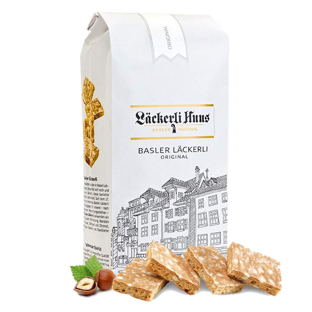 Läckerli Huus Basler Läckerli Original, mit Praktischem Tragegriff, 1 x 1000 g