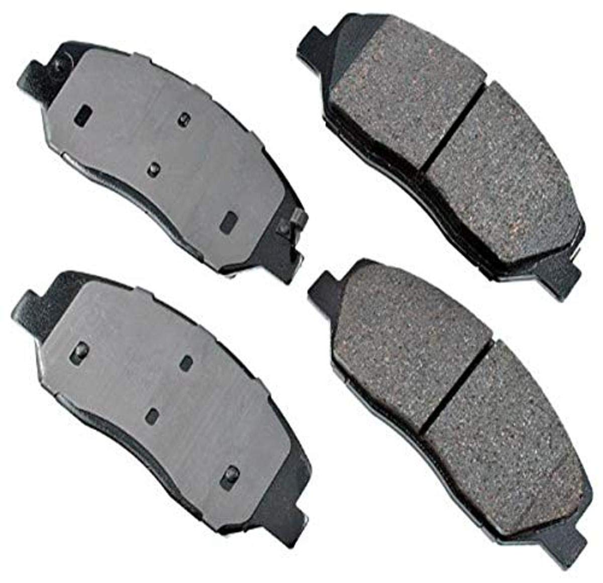 Akebono ACT1202 Proact Ultra Premium Ceramic Disc Brake Pad kit, grey