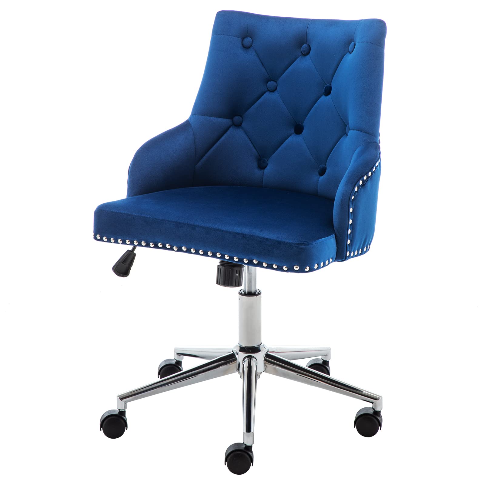 Buy Recmaikon Velvet Home Office Chair Button Tufted Task Chair Height