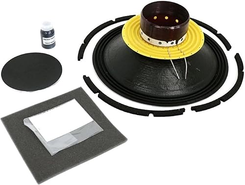 B&C Speakers RCK15DS1154 KIT DE RECONE para 15DS115-4 Ohmios para reparación de bobina de voz y altavoz de cono 4 ohmios