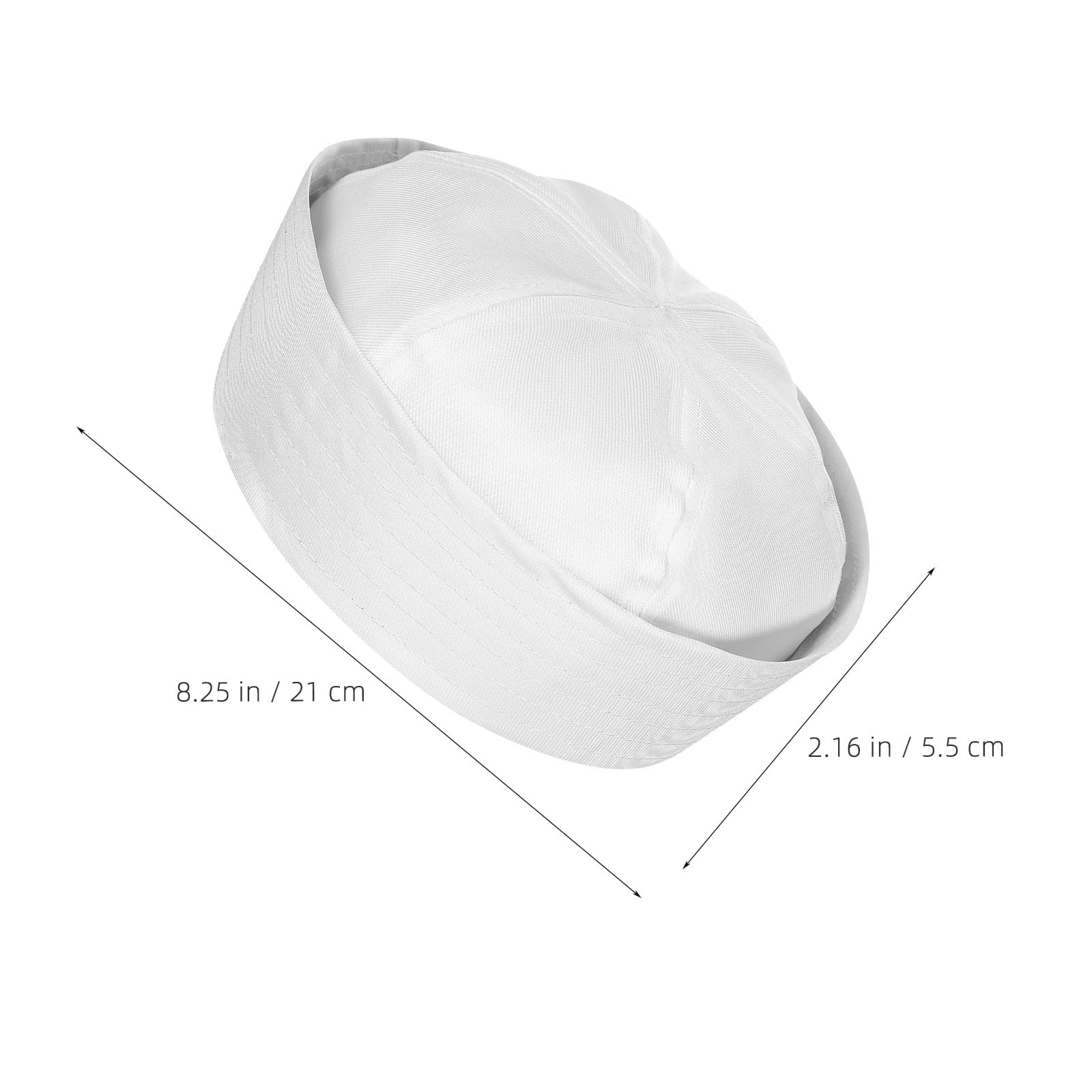 5 pezzi Cappello da marinaio: Cappello da capitano bianco - Cappelli da marinaio per yacht, cappelli da nave per adulti, accessorio per costume di Halloween, festa, poliestere traspirante