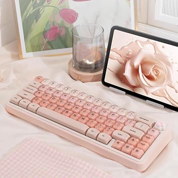 Sumgsn 132 Keys Moa Profile Keycaps PBT Jelly Keycaps Set Fit for 61/64/87/104/108 Cherry Mx Switches Mechanical Keyboard