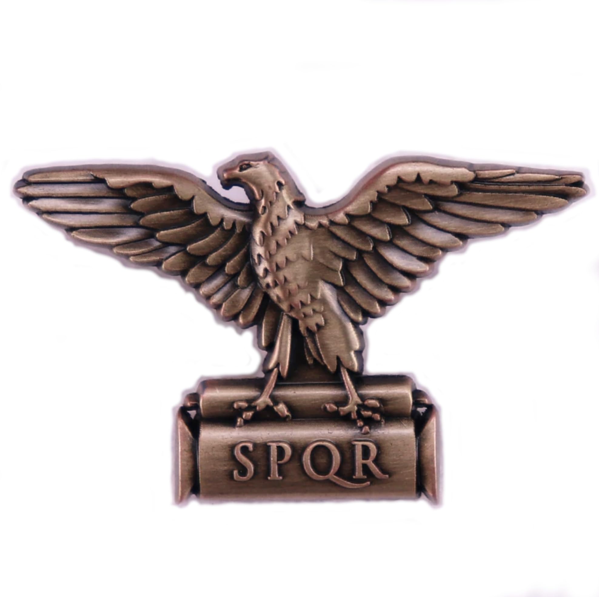 Eagle Aquila SPQR Senatus Populus Que Romanus Roman Senate People Empire Rome Republic Emblem 1.75" Enamel Pin